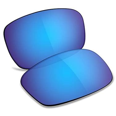 Imagem de TRUSHELL Lentes de reposição polarizadas para óculos de sol Oakley Crosshair 2.0 OO4044 - azul oceano