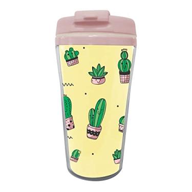 Imagem de Copo Termico 200 ML Duas camadas - Cactos sorridentes
