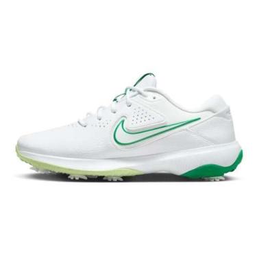 Imagem de Nike Tênis de golfe masculino Victory Pro 3 (Wide) (DX9028-101, branco/platina pura/preto), Verde/branco, 42