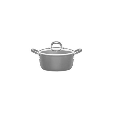 Imagem de Caçarola Tramontina Mônaco Induction Alumínio Antiaderente Starflon Preto 22 Cm 3,5 L T...