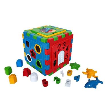 Imagem de Cubo Didático Grande Educativo - Plaspolo