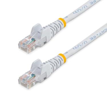 Imagem de StarTech. com Cabo Ethernet Cat5e – 4,5 m – Cabo branco – Cabo Cat5e – Cabo de rede – Cabo Ethernet – Cabo Cat 5e – 4,5 m (45PATCH15WH)