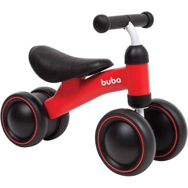 Imagem de Bicicleta Apoio Andador Sem Pedal Infantil Equilíbrio Buba… (Vermelho)