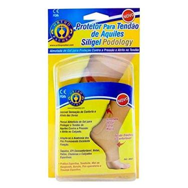 Imagem de Ortho Pauher Protetor para Tendão de Aquiles Siligel Podology, Bege (Nude), Médio