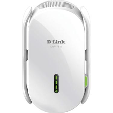 Imagem de D-Link Extensor de alcance WiFi, amplificador de sinal de parede com plugue de malha AC2000, cobre até 2600 m² Ponto de acesso repetidor sem fio de banda dupla para casa inteligente (DAP-1820-US)