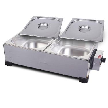 Imagem de Derretedeira Industrial 2 Cubas 5kg Dr2 Marchesoni Banho-maria Multiuso Inox 110v