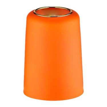 Imagem de Fancyes Acessórios para jogos de tabuleiro de entretenimento de copo de jogos de dados com conjunto de 6 dados, Laranja