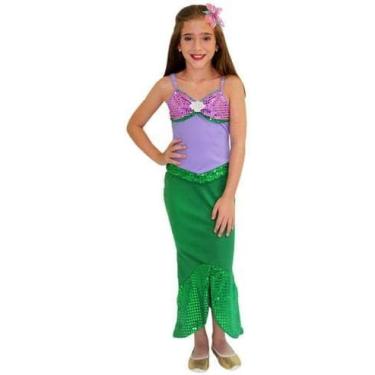 Imagem de Fantasia Sereia Infantil - Tam 2 anos