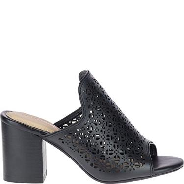 Imagem de Hush Puppies Womens Malia Perf Slide Black Leather 8 M (B)