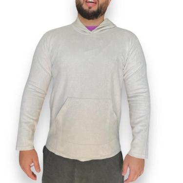 Imagem de Casaco Neoprene Red Feather Ultra Suede Canguru Crema-Masculino