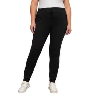 Imagem de Calça Comfy com Punho em Suede 962 Preto - Preto - G3-Feminino