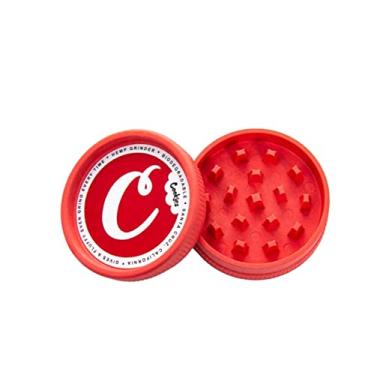 Imagem de Santa Cruz Shredder x Moedor de biscoitos para ervas, topo serrilhado para aderência mais forte, tamanho médio 5,6 cm (2, vermelho)