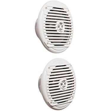 Imagem de Jensen Alto-falante marítimo coaxial MS6007WR de 16,5 cm, 60 watts, branco, vendido em par