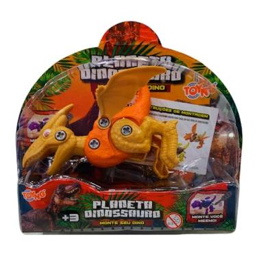 Imagem de Brinquedo Dinossauro Monta e Desmonta, Planeta Dinossauro - Toyng (Bege)