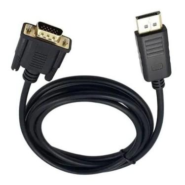 Imagem de Cabo Adaptador Conversor Displayport Para Vga Vídeo Pc Note - Cable