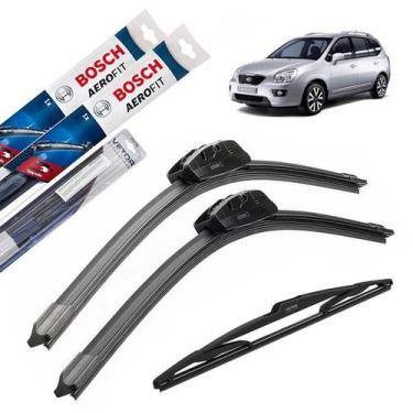 Imagem de Limpador Parabrisa Kia Carens 2008 2009 2010 2011 + Traseira - Bosch e
