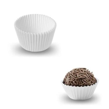Imagem de Forminhas De Papel Branca Doces Brigadeiro Numero 2 C/ 1.000Un - TAMAR
