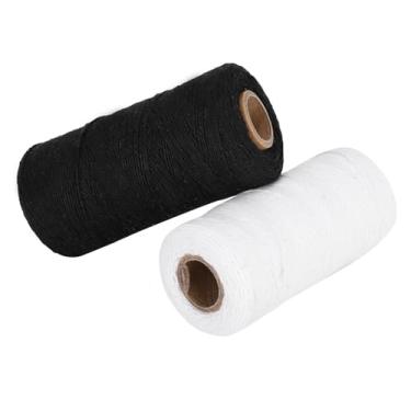 Imagem de Linha para Máquina de Bordar, Fio de Tecelagem de Algodão para Costura 8/4 Urdidura Giratória 250 Metros