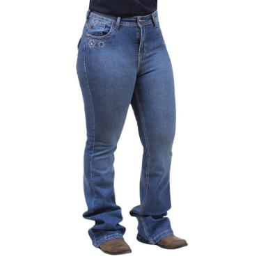 Imagem de Calça Jeans Feminina Boot Cut Bordada Miss Me 37292