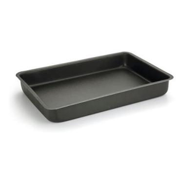 Imagem de Tabuleiro Assadeira Retangular Alta Antiaderente N04 Preta - Shopmy