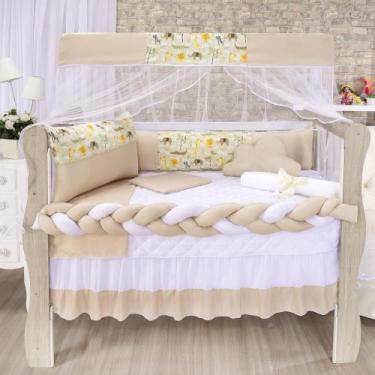 Imagem de Kit berço para quarto do bebê padrão/americano completo 11 peças - men