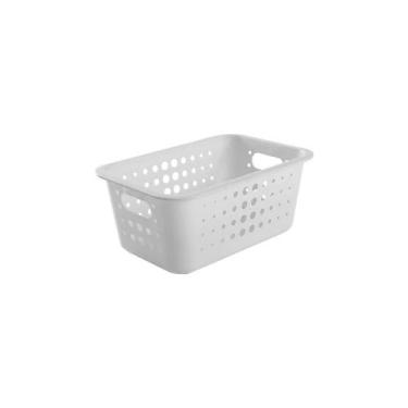 Imagem de Cesta Organizadora Branca 5L Ou, U