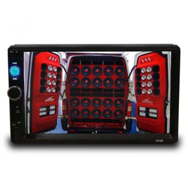 Imagem de Dvd 2 Din Multimidia Bluetooth Usb Sd Tela 7 Hd Espelhamento - Multimí