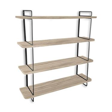 Imagem de Estante Decorativa Gênova Para Livros Com 4 Prateleiras - Genus Móveis