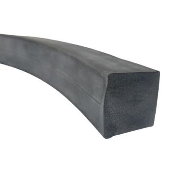 Imagem de Rolo de 10 Metros de Borracha Perfil Esponjoso 30x30mm Vedação Macio L