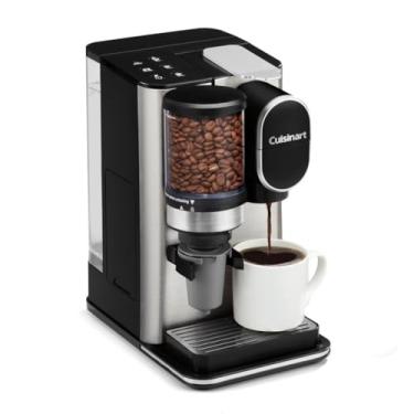 Imagem de Cuisinart - Máquina de café de uma só peça moinho de café com 8, 10 e 12 onças, tamanho da porção, compatível com cápsulas de copo único, depósito removível de 40 onças, aço inoxidável, DGB-2SS