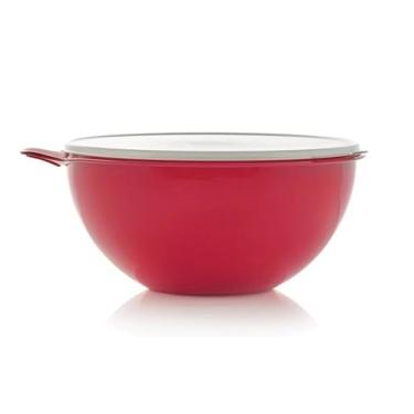 Imagem de Tupperware Tigela de mistura Thatsa Bowl 32 xícaras 7,8L Chili Red