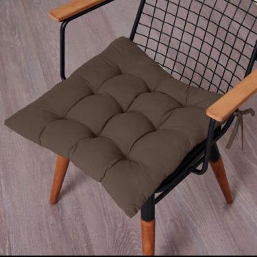Imagem de Almofada Para Cadeira Futton Ox 40x40cm - Marrom - FASTLAR