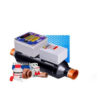 Imagem de Kit Para Piscina Aquecimento Automático De 40ml Capa Térmica - Globalm