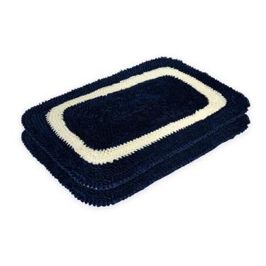 Imagem de 02 Tapetes Frufru Malha Gel Para Decoração 60cmx40cm Lindíssimos! - Dr