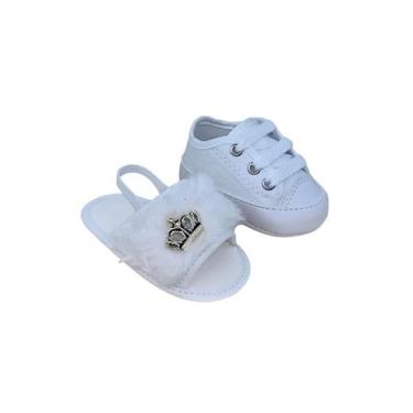 Imagem de Sapatinho De Bebê + Sandália De Bebê Do 13 Ao 18 Direto Da Fabrica S10