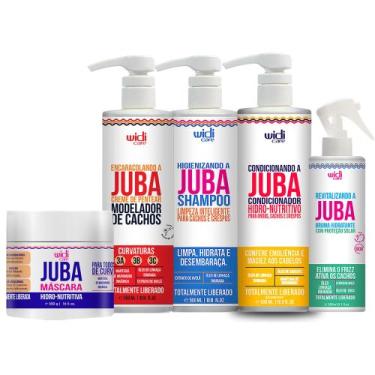 Imagem de Kit Juba Widi Care Shampoo Cond Bruma Encaracolando Máscara