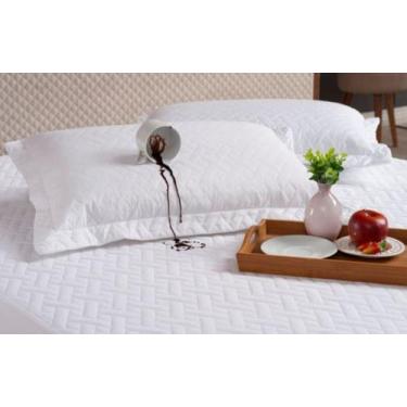 Imagem de Capa Protetora para Colchão Casal Box Branco 1,88x1,38x30 - Pra Casa O