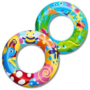 Imagem de Boia Infantil Inflável Crianças Proteção Piscina Praia 56cm - Bestway