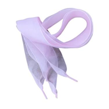 Imagem de Acessórios Para Sapatos Cadarços De Sapatos Cadarços De Sapatos Corda De Sapatos Gravata De Sapato 4 Cm De Largura, Cor Doce, Fita De Cetim De Seda Lisa, Cordões De Renda(Pink)
