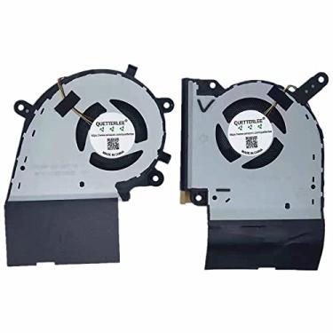 Imagem de QUETTERLEE Ventoinha de resfriamento de CPU + GPU para ASUS ROG Strix G17 G712 G712LU G712LV G712LW G712LWS Series DFSCK22105182L FLKN DFSCK22115181L FLKP DC12V 1A
