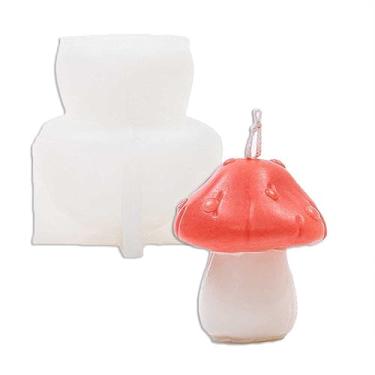 Imagem de Tone Fun Moldes de silicone abobadados em forma de cogumelo para fazer velas, resina, velas de aromaterapia, sabonete de cera artesanal, decoração de casa, artesanato