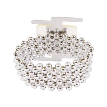 Imagem de Reliant Ribbon Pulseira colorida com contas e acessórios florais Rd Color Your World, 1 peça