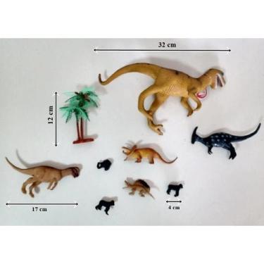 Imagem de Brinquedo Kit Coleção Brinquedo Dinossauro Tiranossauro Rex - Dino Wor
