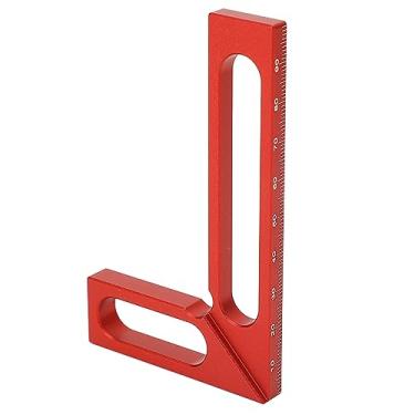 Imagem de Régua de ângulo Reto, Régua de Metal, Liga de Alumínio, Medição de Altura, Rabiscos Em Forma de L, Carpinteiro, Moldura Quadrada, Régua de ângulo Reto para Carpintaria de 90