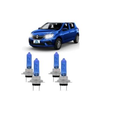 Imagem de Kit Lâmpadas Sandero 2020 2021 2022 Super Branca Farol H7 H7 - Blue li