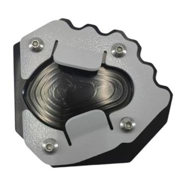 Imagem de rockible Extensão de descanso de motocicleta Almofada de pé Fácil instalação Substituições leves e sólidas para Tiger 1200 2022-23, Preto