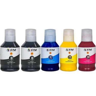 Imagem de Kit 05 Refil de Tintas Compatível Canon GI-16 Para GX6010 - Xfull