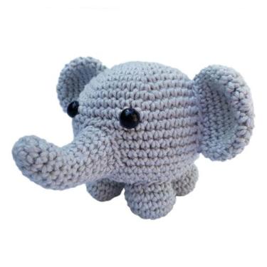 Imagem de Elefante Amigurumi Crochê - Bicho bola  - Ciandella Crochê