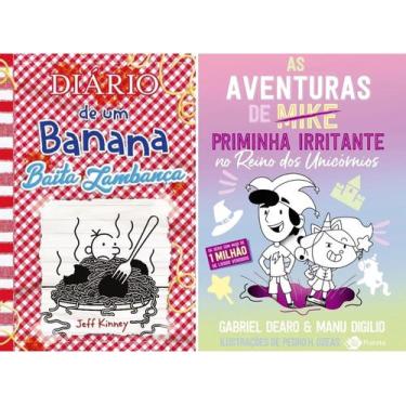 Imagem de Kit Diário De Um Banana 19 + As Aventuras De Priminha Irritante No Rei