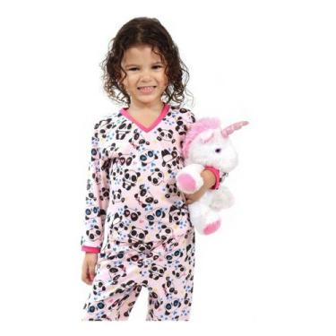 Imagem de Pijama Infantil Menino/Menina Blusa e Calça Longa Inverno Roupa de dor